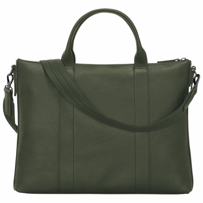 Women/Men Briefcase | Longchamp Longchamp 3D Briefcase Khaki