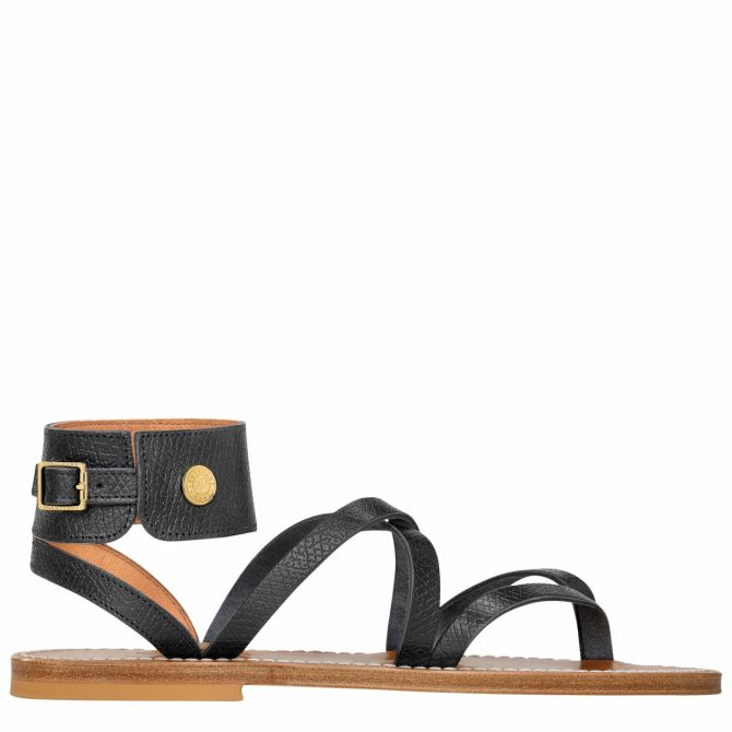 Women Sandals | Longchamp Longchamp X K.Jacques Sandals Black