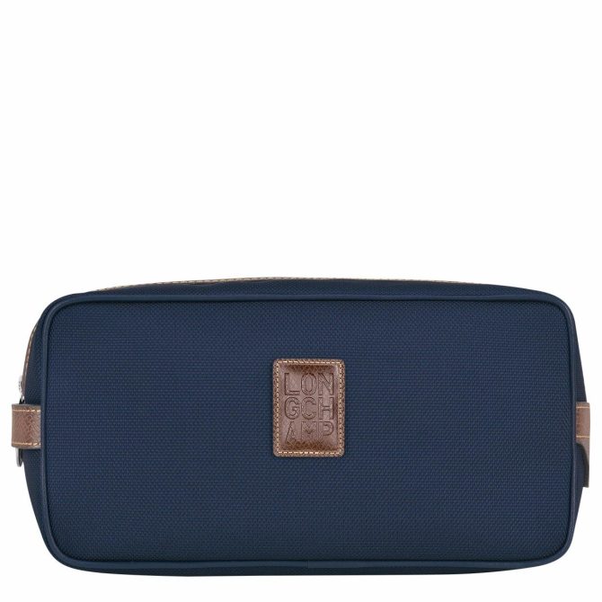 Women/Men Toiletry Bags | Longchamp Boxford Toiletry Case Blue