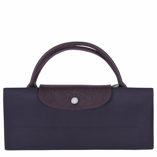 Women/Men Travel Bags | Longchamp Le Pliage Green M Travel Bag Bilberry