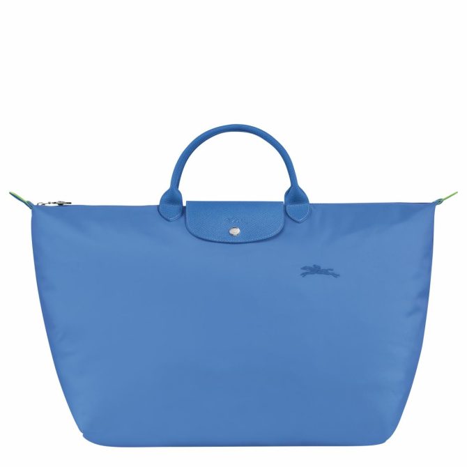 Women/Men Travel Bags | Longchamp Le Pliage Green S Travel Bag Cornflower