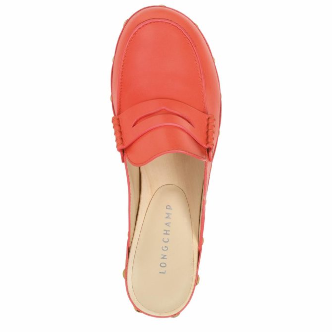 Women Sandals | Longchamp La Cigale Clogs Strawberry