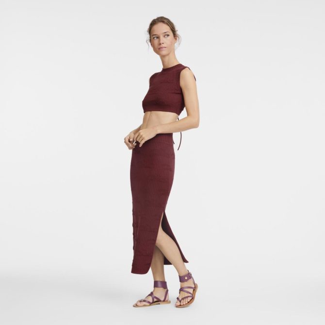 Women Dresses & Skirts | Longchamp Midi Skirt Sienna