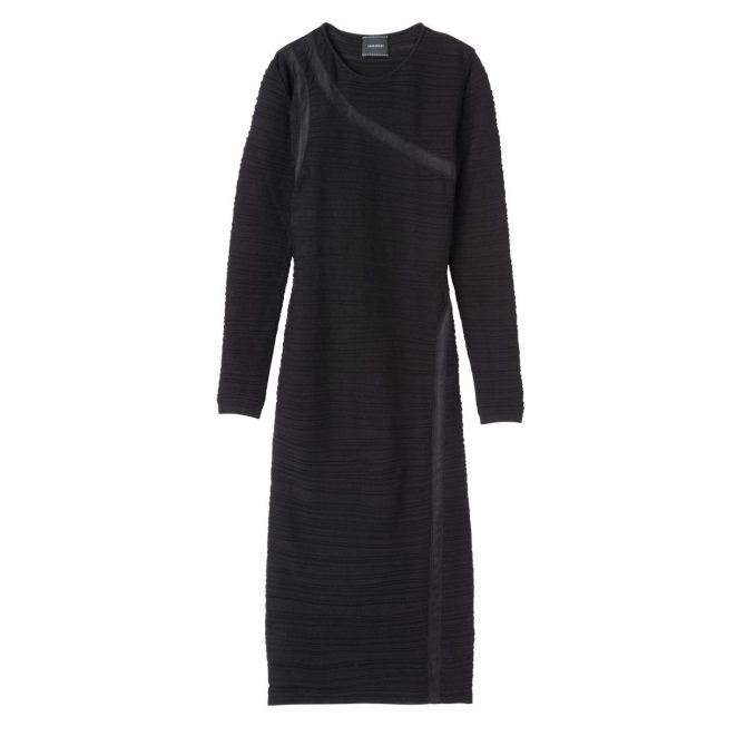 Women Dresses & Skirts | Longchamp Long Dress Black