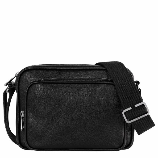 Men Crossbody Bags | Longchamp Le Foulonné S Camera Bag Black