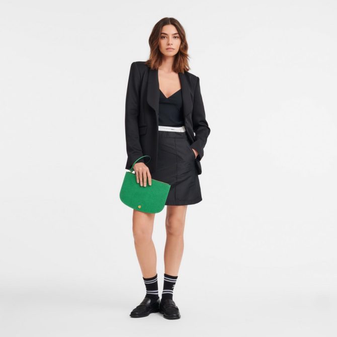 Women Pouches & Cases | Longchamp Épure Pouch Green