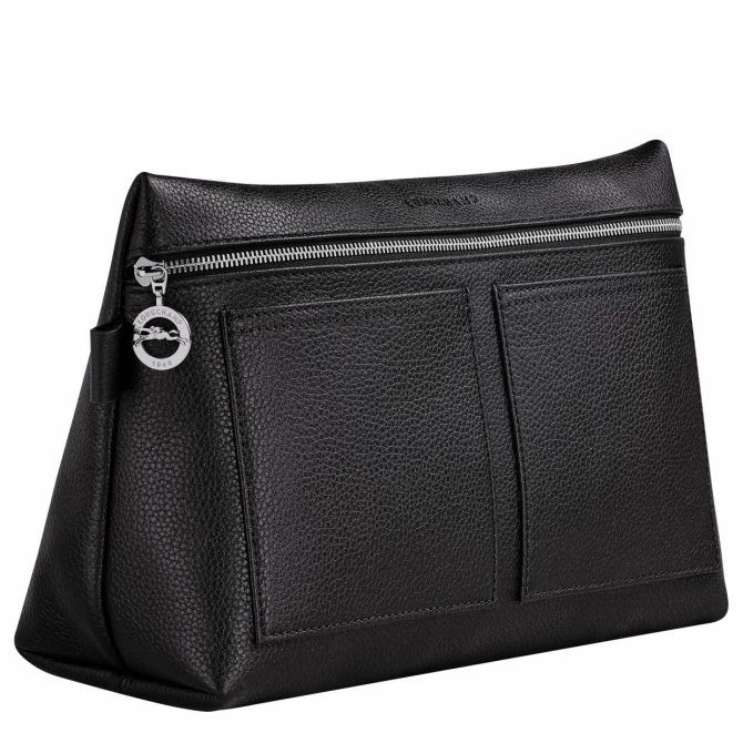 Women/Men Toiletry Bags | Longchamp Le Foulonné Toiletry Case Black