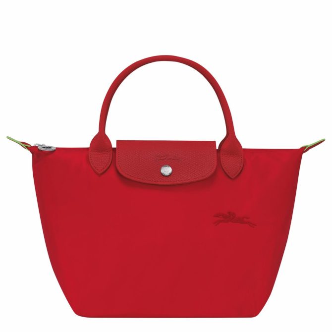 Women Handbags | Longchamp Le Pliage Green S Handbag Tomato