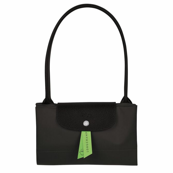 Women Shoulder Bags | Longchamp Le Pliage Green L Tote Bag Black