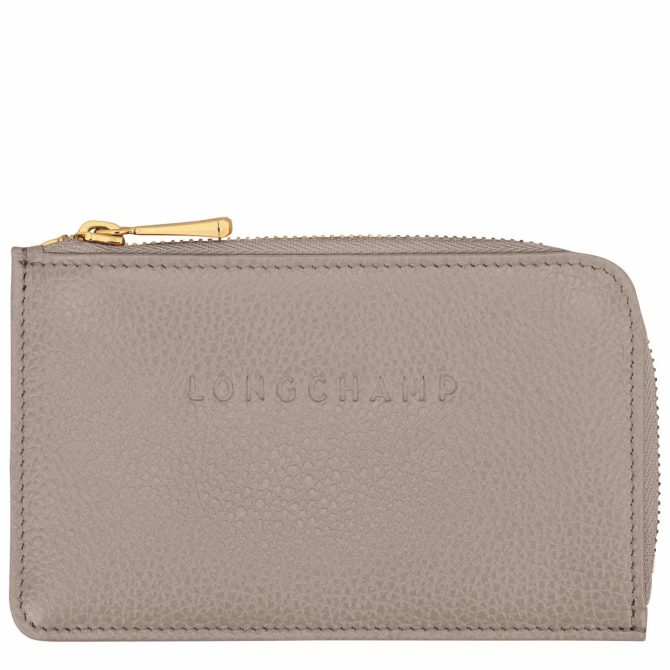 Women/Men Cardholders & Coin Purses | Longchamp Le Foulonné Card Holder Turtledove