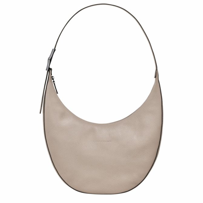 Women Shoulder Bags | Longchamp Le Roseau Essential L Crossbody Bag Clay