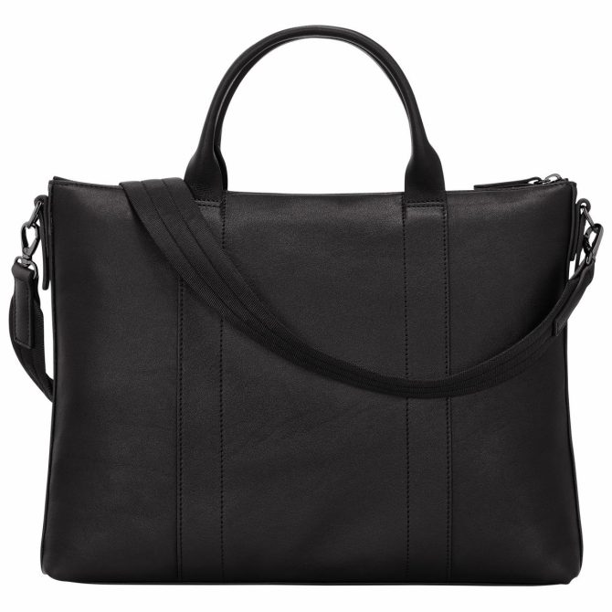 Women/Men Briefcase | Longchamp Longchamp 3D Briefcase Black