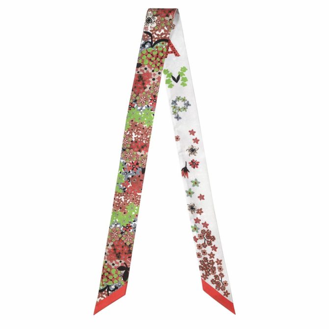 Women Headbands | Longchamp Collier De Fleurs Bandeau Paprika