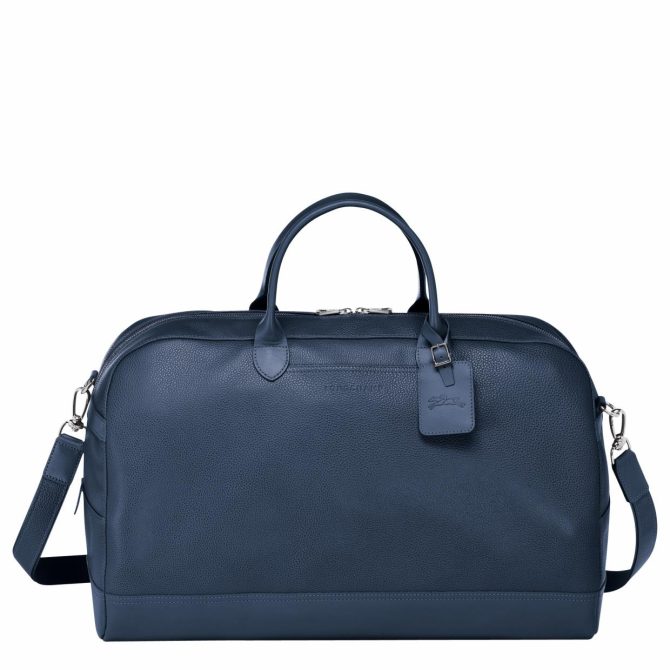 Women/Men Travel Bags | Longchamp Le Foulonné M Travel Bag Navy