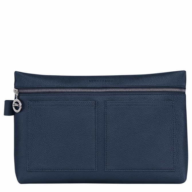 Women/Men Toiletry Bags | Longchamp Le Foulonné Toiletry Case Navy