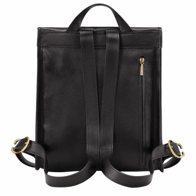 Women Backpacks | Longchamp Le Foulonné Backpack Black