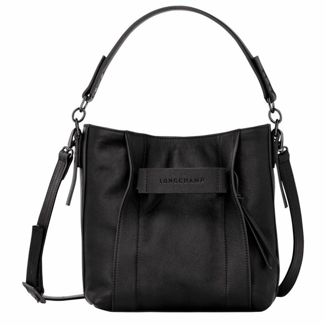 Women Crossbody Bags | Longchamp Longchamp 3D S Crossbody Bag Black