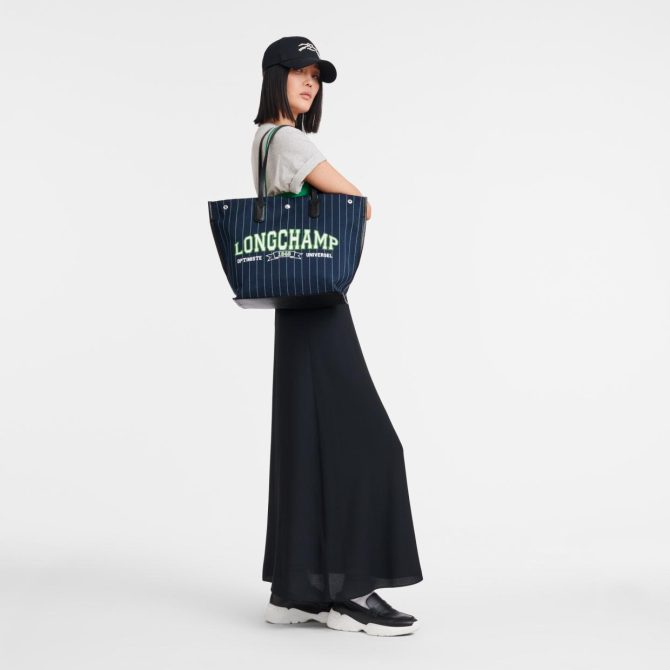 Women Shoulder Bags | Longchamp Essential Tote Bag Navy