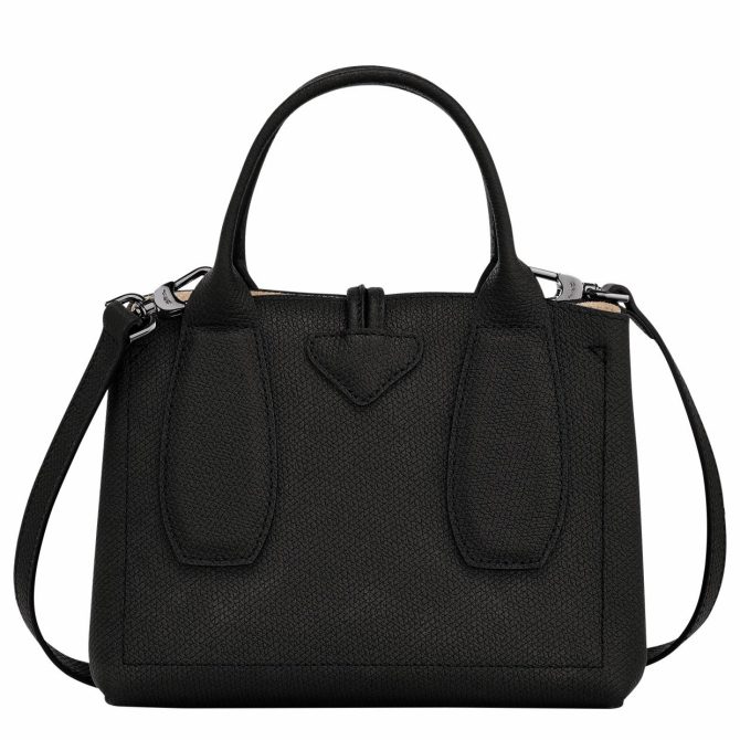 Women Handbags | Longchamp Le Roseau S Handbag Black