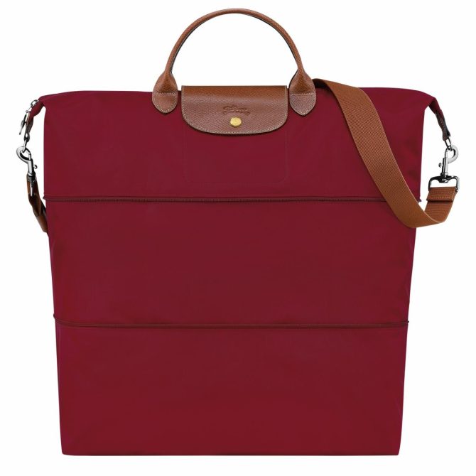 Women/Men Travel Bags | Longchamp Le Pliage Original Travel Bag Expandable Red