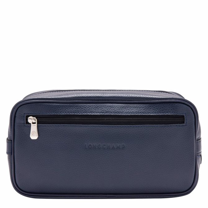 Women/Men Toiletry Bags | Longchamp Le Foulonné Toiletry Case Navy