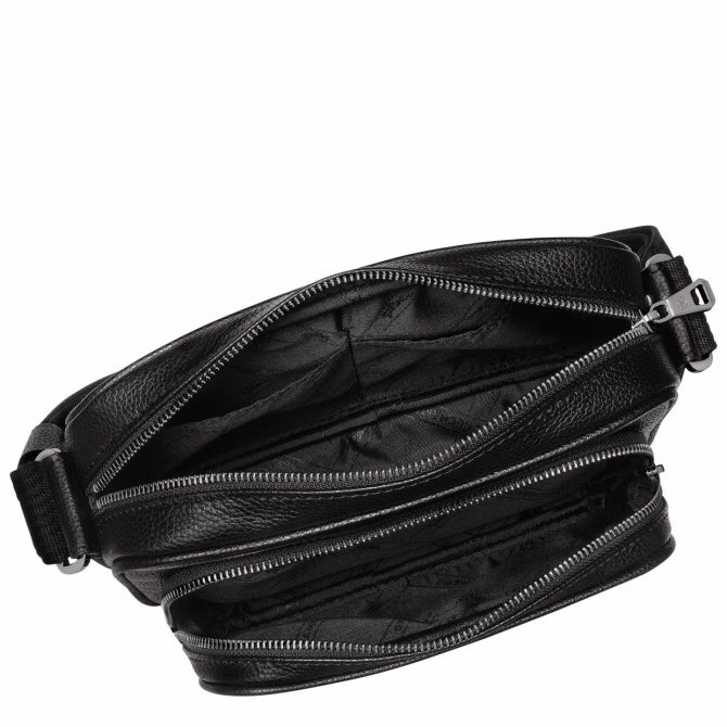 Men Crossbody Bags | Longchamp Le Foulonné S Camera Bag Black