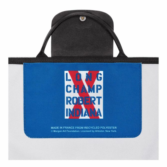 Women/Men Travel Bags | Longchamp Longchamp X Robert Indiana Travel Bag White