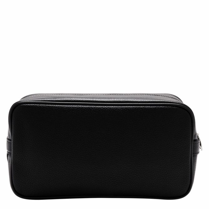 Women/Men Toiletry Bags | Longchamp Le Foulonné Toiletry Case Black