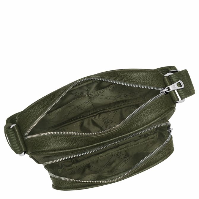 Men Crossbody Bags | Longchamp Le Foulonné S Camera Bag Khaki