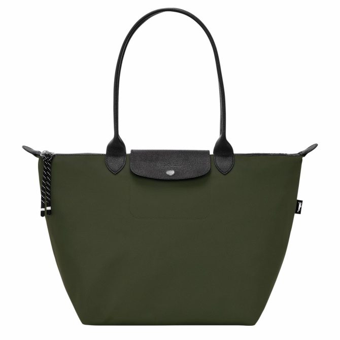 Women Shoulder Bags | Longchamp Le Pliage Energy L Tote Bag Khaki