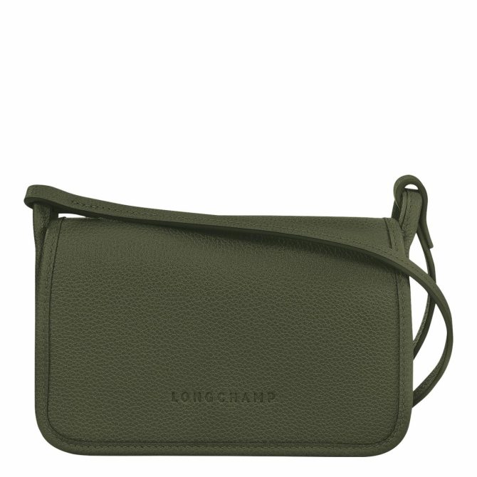 Women Clutches | Longchamp Le Foulonné XS Clutch Khaki