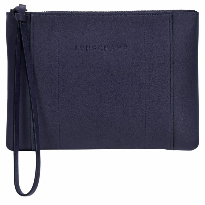 Women/Men Pouches & Cases | Longchamp Longchamp 3D Pouch Bilberry