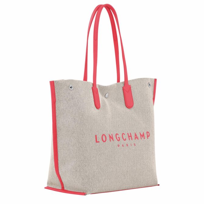 Women Shoulder Bags | Longchamp Essential L Tote Bag Strawberry