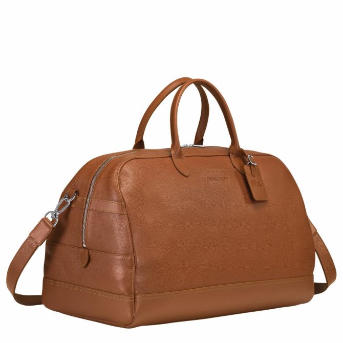 Women/Men Travel Bags | Longchamp Le Foulonné M Travel Bag Caramel