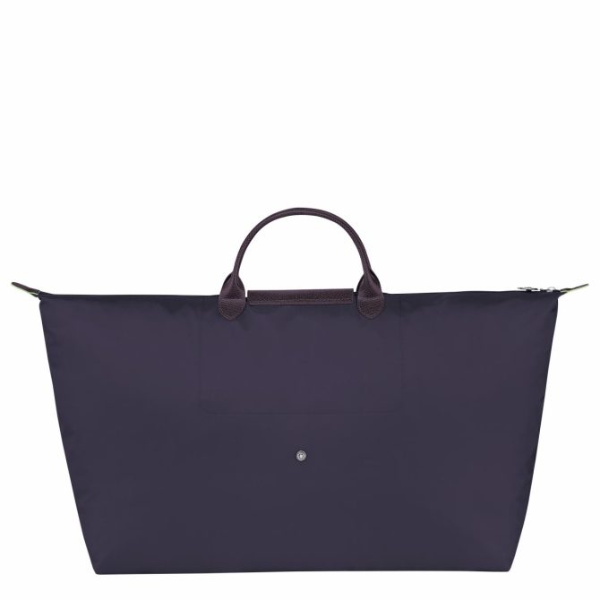 Women/Men Travel Bags | Longchamp Le Pliage Green M Travel Bag Bilberry