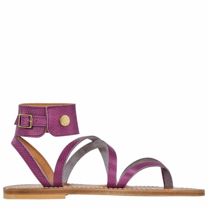 Women Sandals | Longchamp Longchamp X K.Jacques Sandals Violet