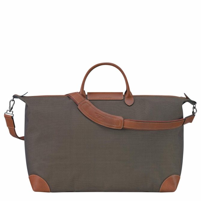 Women/Men Travel Bags | Longchamp Boxford M Travel Bag Brown