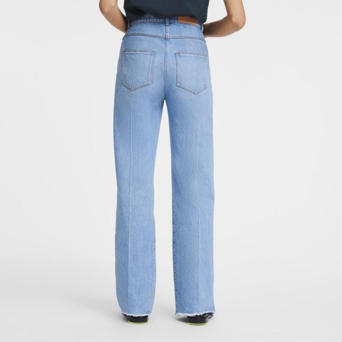 Women Trousers & Shorts | Longchamp Jean's Blue