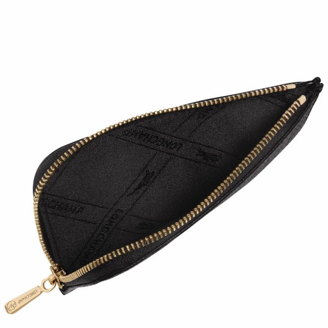 Women/Men Cardholders & Coin Purses | Longchamp Le Foulonné Card Holder Black