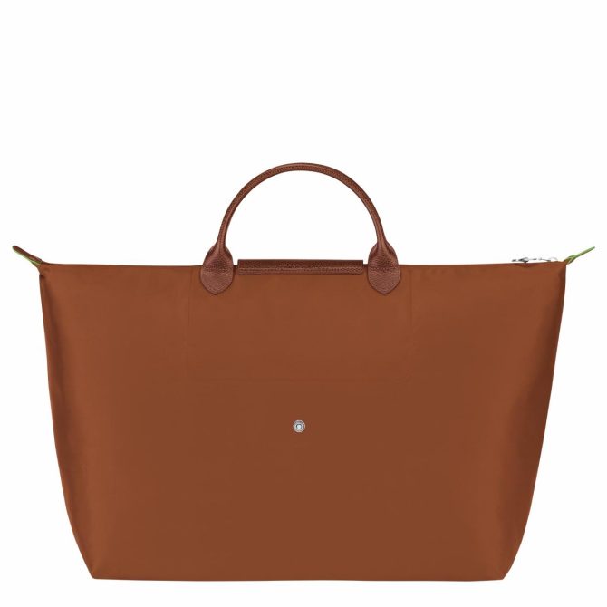 Women/Men Travel Bags | Longchamp Le Pliage Green S Travel Bag Cognac