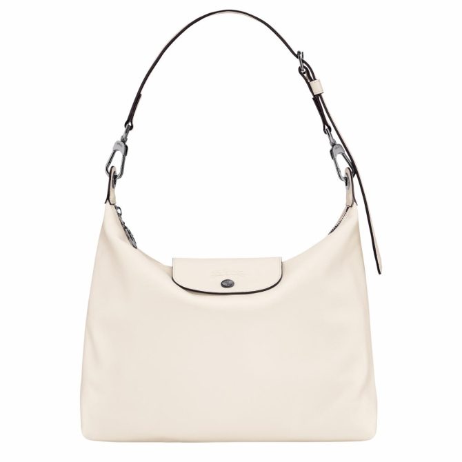 Women Shoulder Bags | Longchamp Le Pliage Xtra M Hobo Bag Ecru