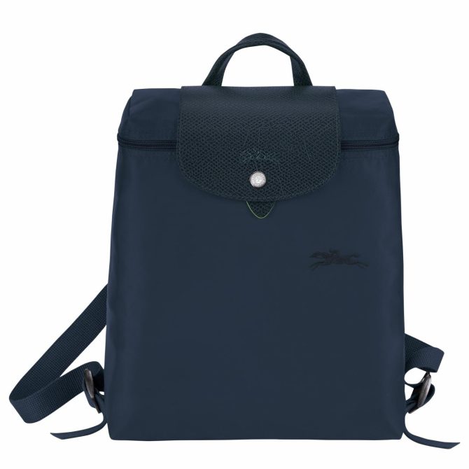 Women/Men Backpacks | Longchamp Le Pliage Green M Backpack Navy