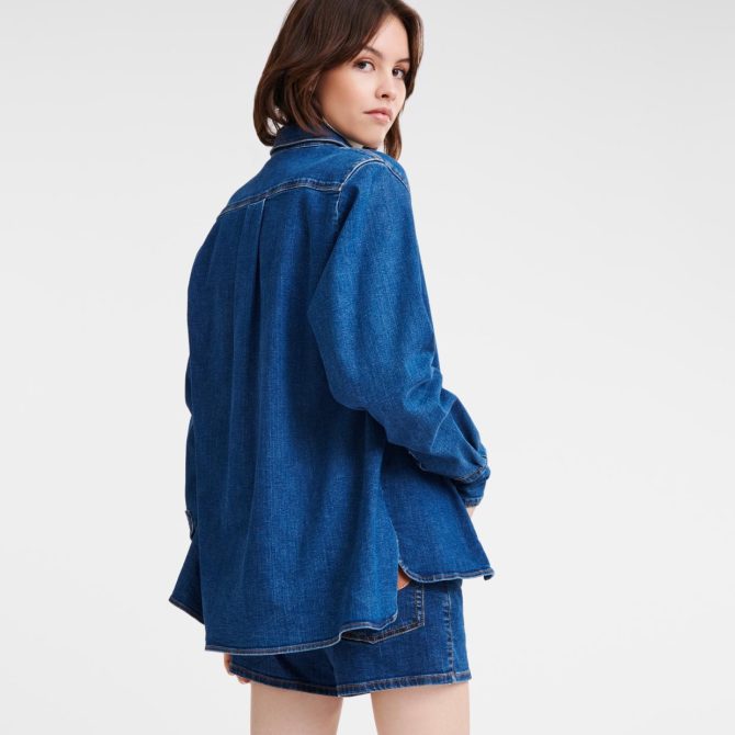 Women Tops & Blouses | Longchamp Shirt Denim