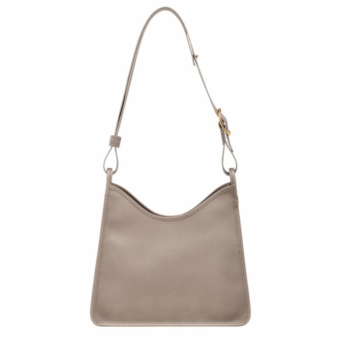 Women Shoulder Bags | Longchamp Le Foulonné M Hobo Bag Turtledove