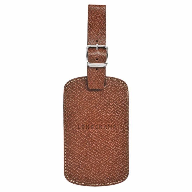 Women/Men Travel Accessories | Longchamp Boxford Luggage Tag Brown