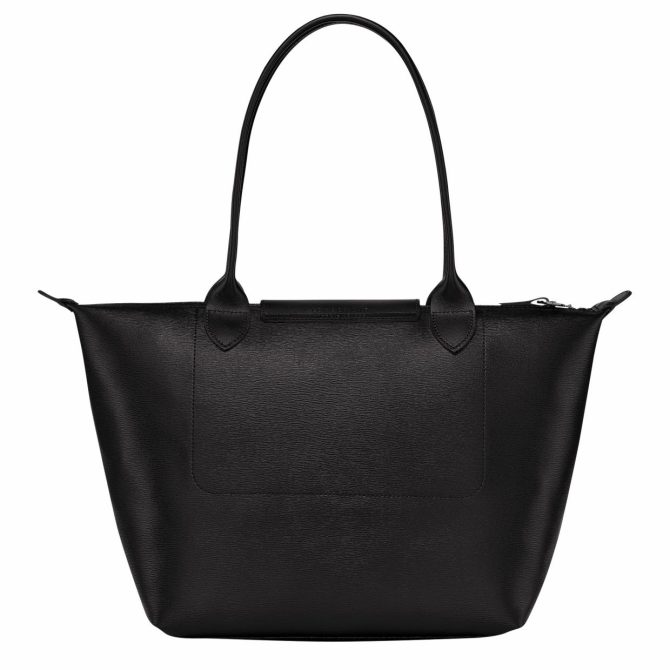 Women Shoulder Bags | Longchamp Le Pliage City M Tote Bag Black