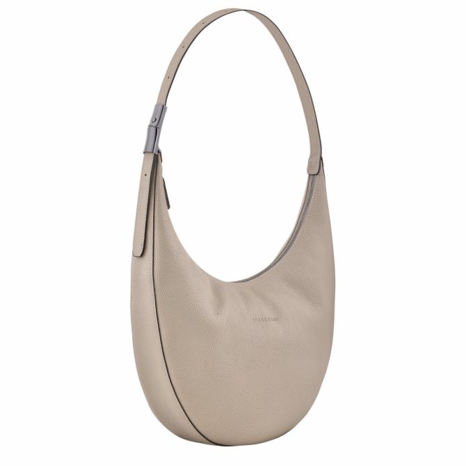 Women Shoulder Bags | Longchamp Le Roseau Essential L Crossbody Bag Clay