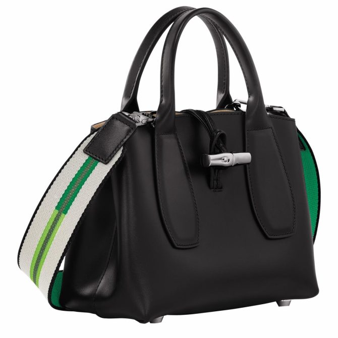 Women Handbags | Longchamp Le Roseau S Handbag Black