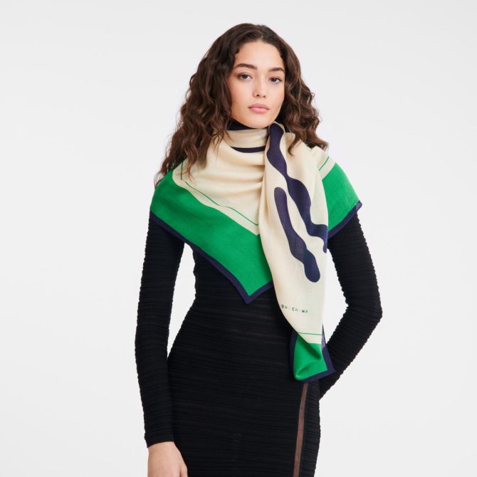 Women Stoles | Longchamp Esquisse Longchamp Shawl Paper