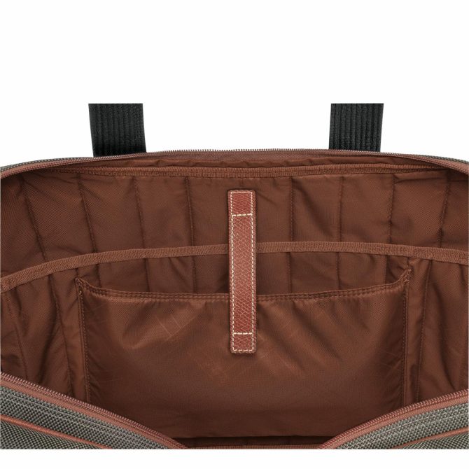 Men Briefcase | Longchamp Boxford L Briefcase Brown